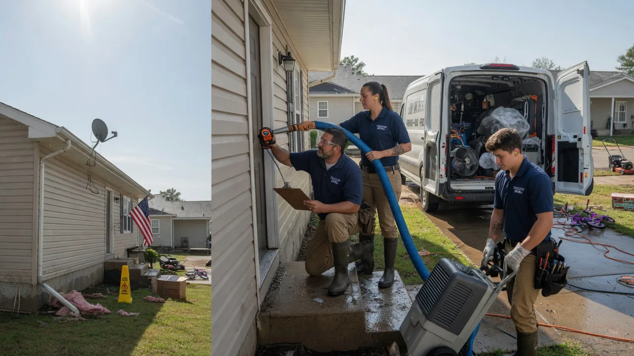 Ceiling Water Damage Restoration in Cobb, WI near me